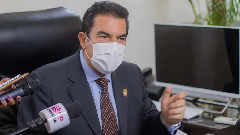 El alcalde de Cochabamba, Manfred Reyes Villa. GAMC.