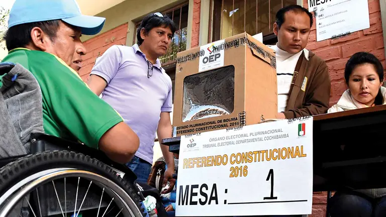 El sufragio en el referendo constitucional de 2016. ARCHIVO