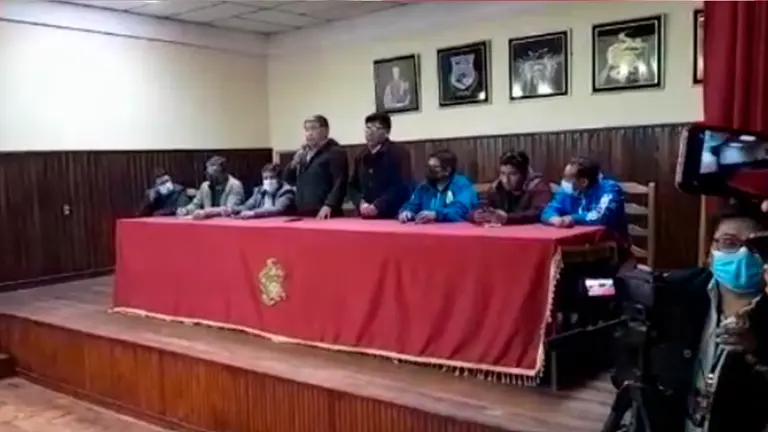 Reuni&oacute;n entre entidades. captura de video