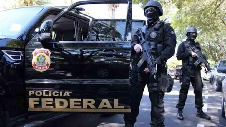 La polic&iacute;a brasile&ntilde;a, en el operativo. TN8