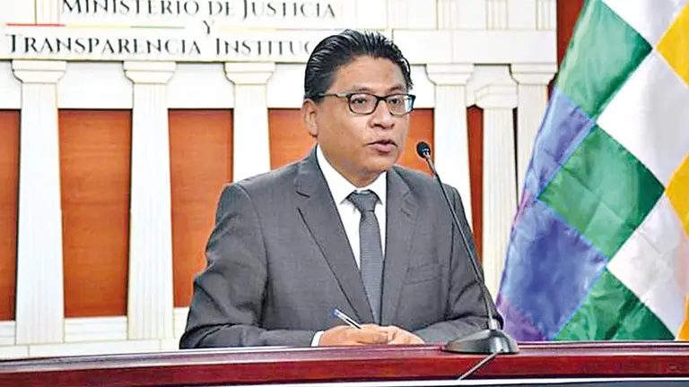 El ministro de Justicia, Iván Lima. ARCHIVO