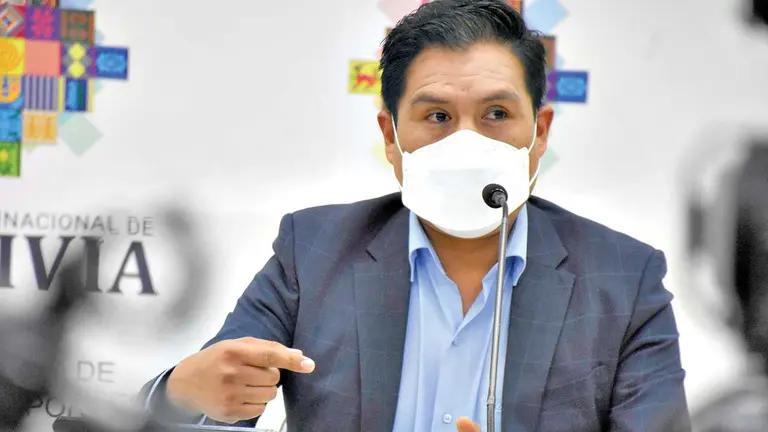 El ministro de Salud, Jeyson Auza./ APG
