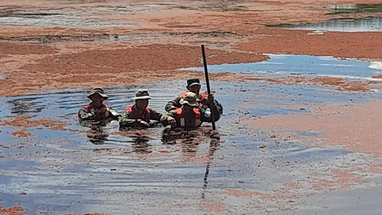 Personal de la Polic&iacute;a Militar y CITE en capacitaci&oacute;n. GADC.