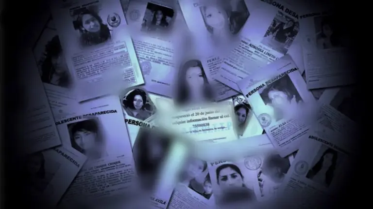 Imagen referencial de desaparecidos en el país. DEFENSORÍA DEL PUEBLO