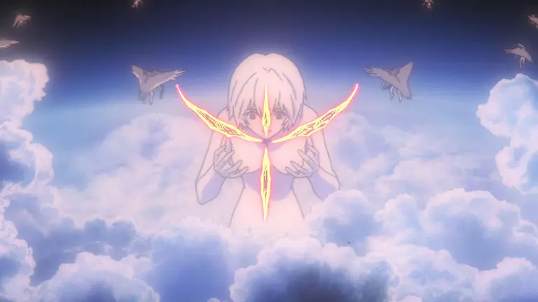 Fotograma del final de Neon Genesis Evangelion. Captura