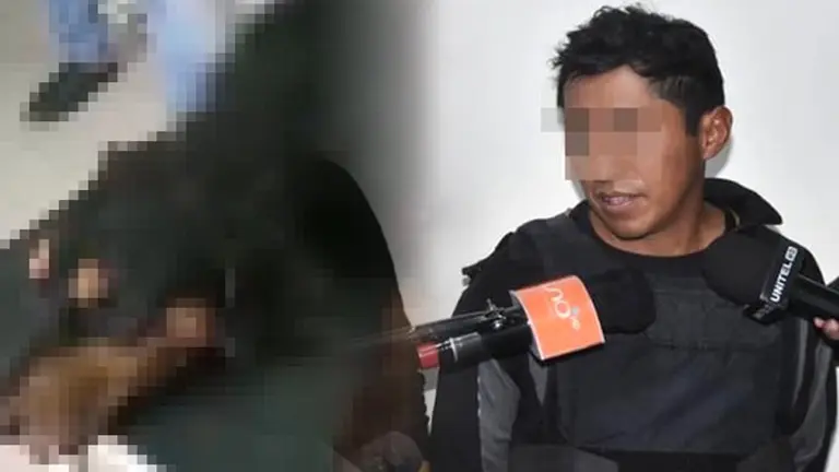 El can que muri&oacute; por golpes de machete y el acusado de biocidio./ ARCHIVO
