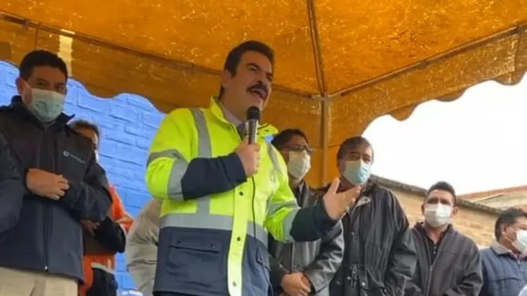 El alcalde de Cochabamba, Manfred Reyes Villa. CAPTURA ALCALD&Iacute;A