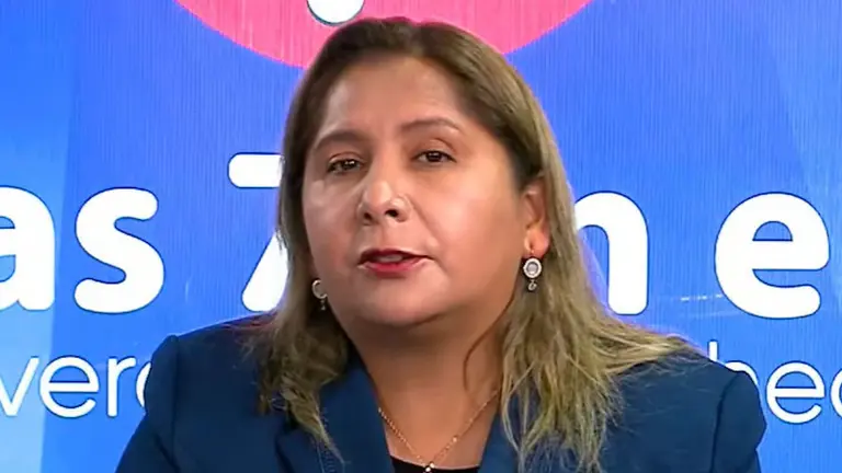 La viceministra de Seguros de Salud, Alejandra Hidalgo.
