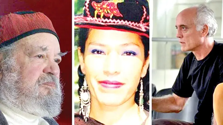 Gil Imaná y Luisa Molina, dos de los artistas que dejaron luto en la cultura boliviana. ARCHIVO