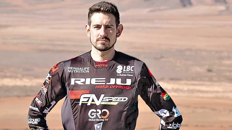 Daniel Nosiglia, piloto boliviano en el Dakar. EL DIA.COM