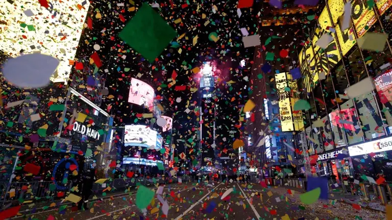 Nueva York se niega a cancelar su m&iacute;tica Noche de Fin de A&ntilde;o de Times Square. EFE