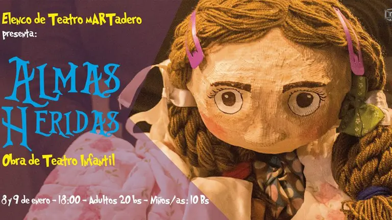 Afiche de obra de teatro. Martadero