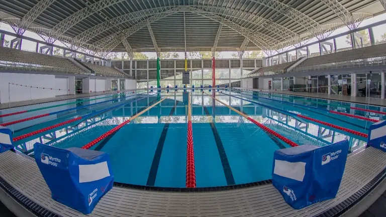 Una imagen del Complejo Acuático de La Chimba, escenario deportivo municipal. GAMC