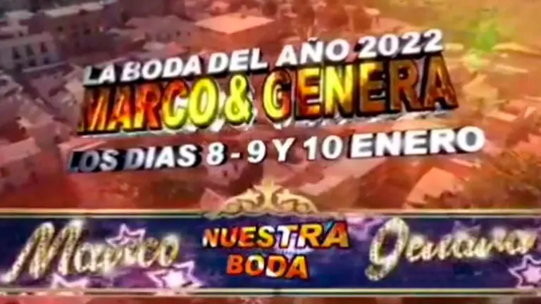 Afiche de la fiesta. Captura