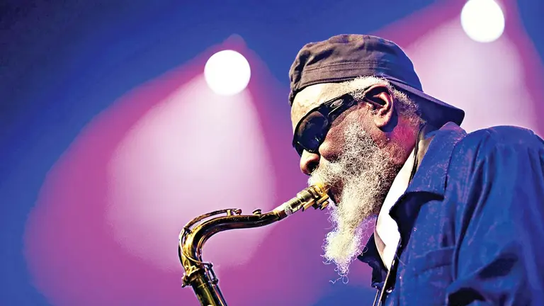 Pharoah Sanders durante un concierto en el North  Sea Jazz Festival en 2018 en Rotterdam. PETER VAN BREUKELEN-REDFERNS
