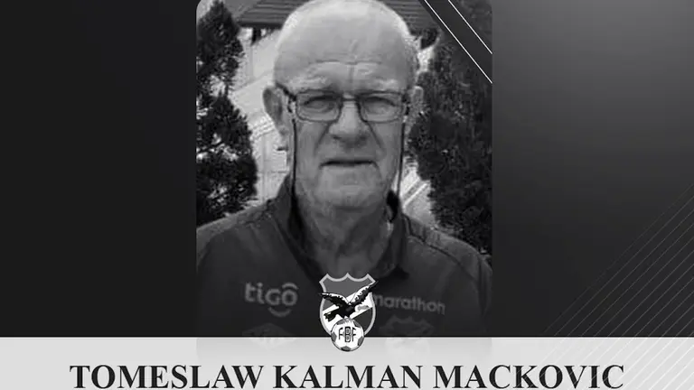 Una imágen póstuma de Tomeslaw Kalman, exentrenador de futsal, que perdió la vida por la COVID-19. FBF