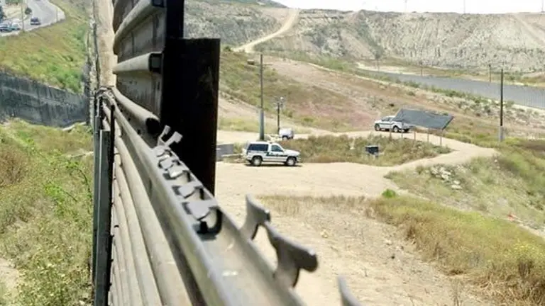 Frontera de M&eacute;xico con Estados Unidos. EFE