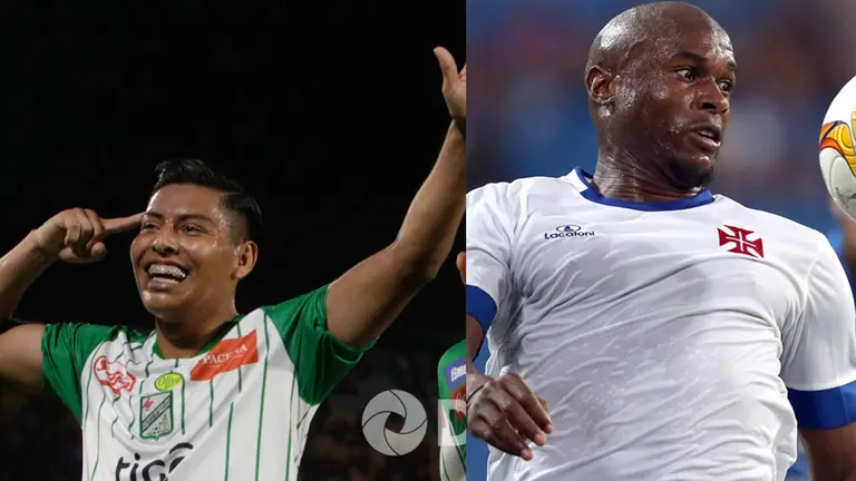 Alexis Ribera (i), convocado a la Verde, y Luis Leal dos Anjos, de Guabirá, se infectaron con COVID-19.   RRSS