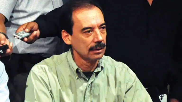 El exalcalde Gonzalo Terceros en una conferencia de prensa durante su gestión. ARCHIVO