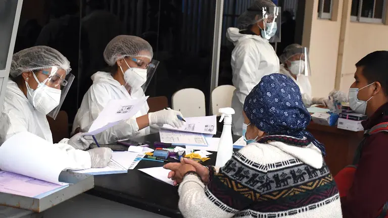 Un centro de salud en el municipio de Cochabamba. ARCHIVO