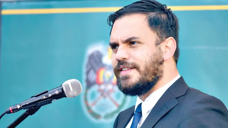 El ministro de Gobierno, Eduardo del Castillo, en una foto de archivo./ APG