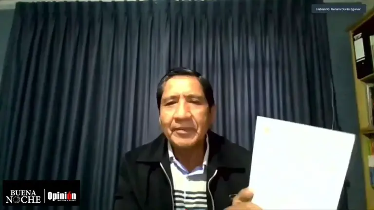 El representante de Andecop, Genaro Dur&aacute;n.