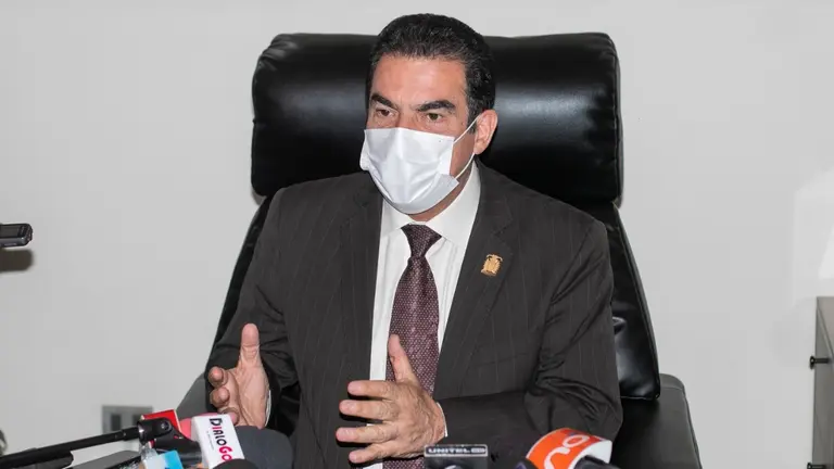El alcalde de Cochabamba, Manfred Reyes Villa, este jueves. ALCALD&Iacute;A DE COCHABAMBA