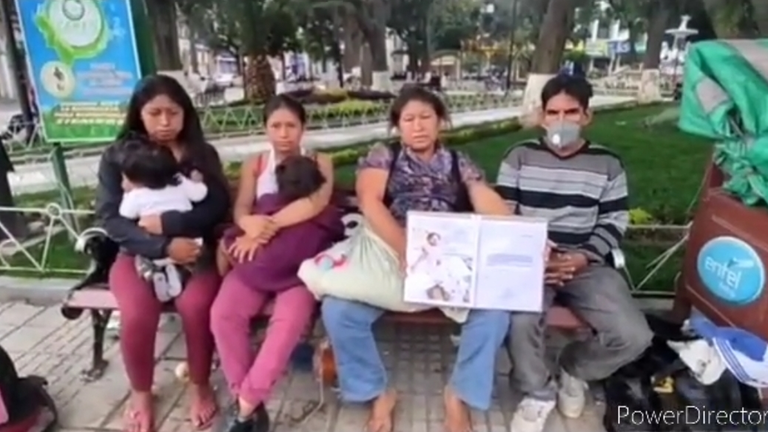 Familia Izategua, perteneciente al pueblo ind&iacute;gena Yuqui. CAPTURA JUVENTUDES CHI&Ntilde;ATA.