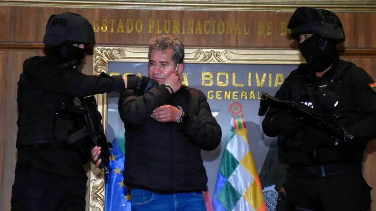 Maximiliano D&aacute;vila, exdirector de la FELCN en Santa Cruz y Cochabamba. ARCHIVO- APG