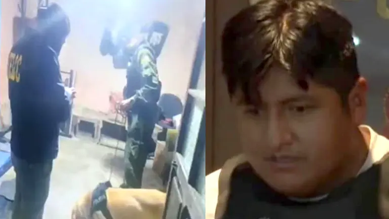 Fotograf&iacute;a del agresor y el momento en el que la polic&iacute;a fue a buscar los cad&aacute;veres de dos jovencitas