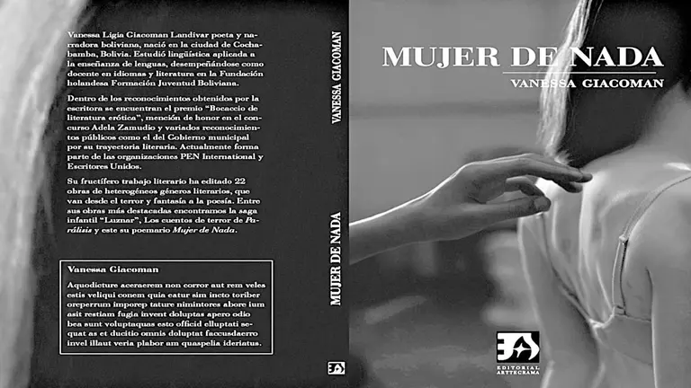 La edición chilena del poemario &ldquo;Mujer de nada&rdquo;.  ARTTEGRAMA