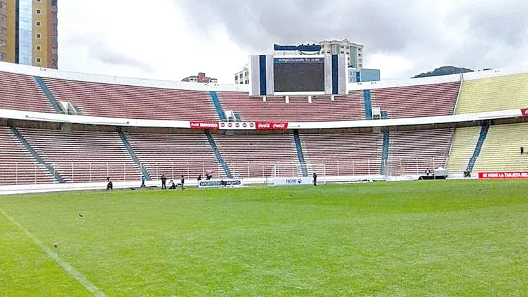 Una foto del estadio de Miraflores. ARCHIVO