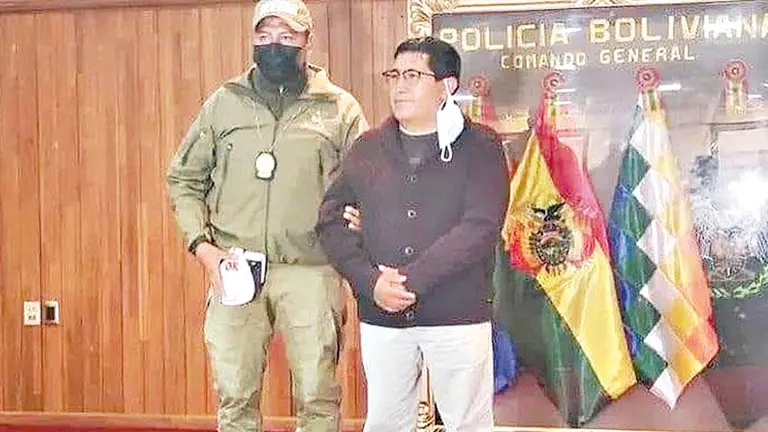 El exjuez Rafael Alcón durante su audiencia de medidas cautelares.     ERBOL