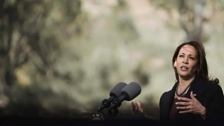 La vicepresidenta de EEUU, Kamala Harris, en una imagen de archivo EFE