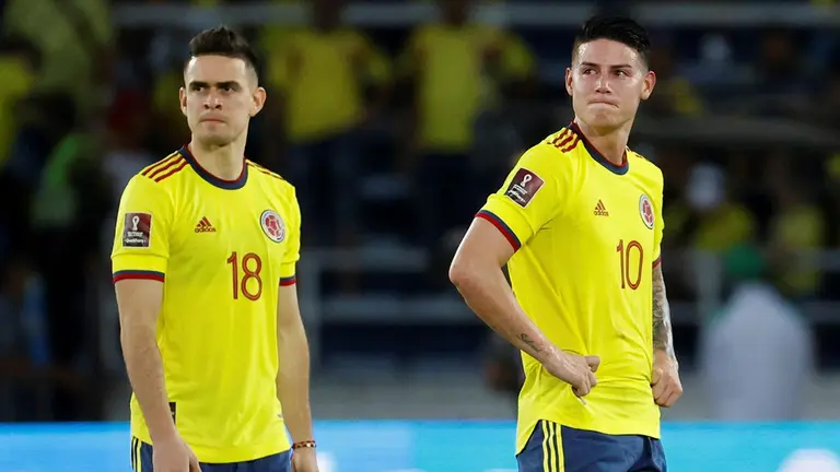 Jugadores de Colombia. EFE