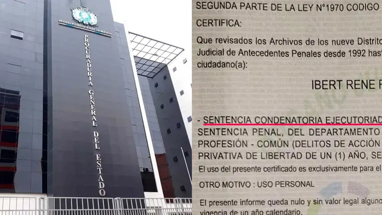 El sentenciado ocupa una Dirección en la Procuraduría. ERBOL