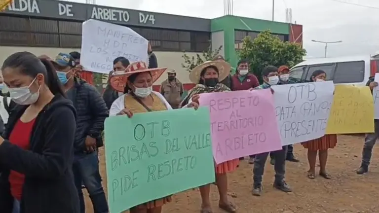 Organizaciones sociales del Distro 4 de Arbieto, este jueves. CAPTURA RKC