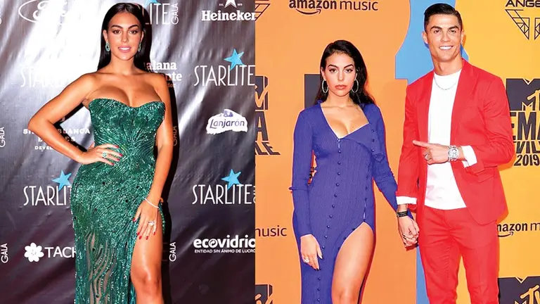 La modelo y empresaria, Georgina Rodríguez, supo exprimir al máximo su imagen y astucia y construyó junto a su pareja la foto perfecta. MARIECLAIRE