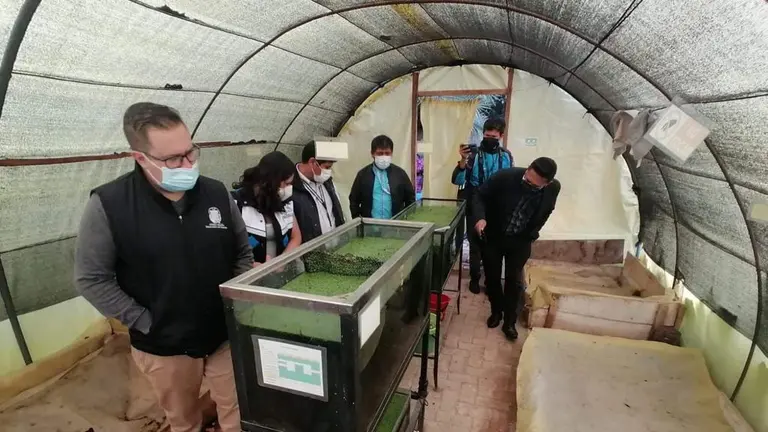 Asamble&iacute;stas departamentales durante su visita al Museo Alcide d'Orbigny.     RUB&Eacute;N RODR&Iacute;GUEZ