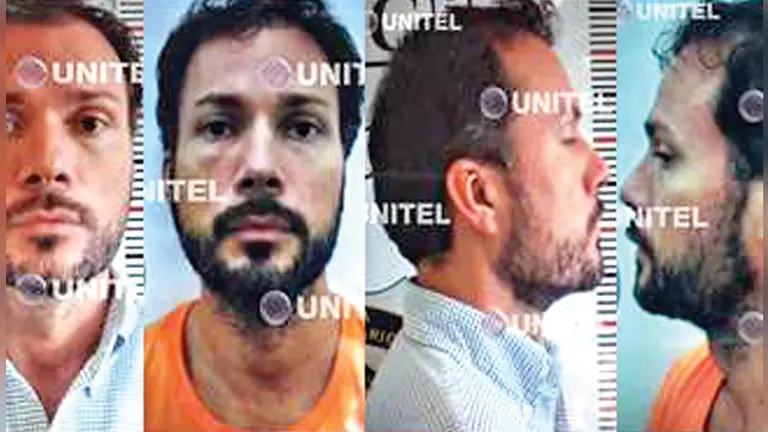 Im&aacute;genes de Antonio Parada con aparentes golpes, tras su detención. CAPTURA UNITEL