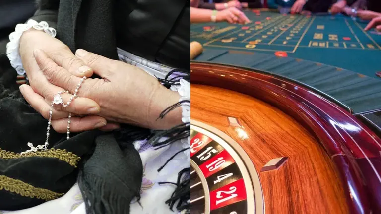 Imagen referencial monja (i). Apuestas en casinos. PIXABAY