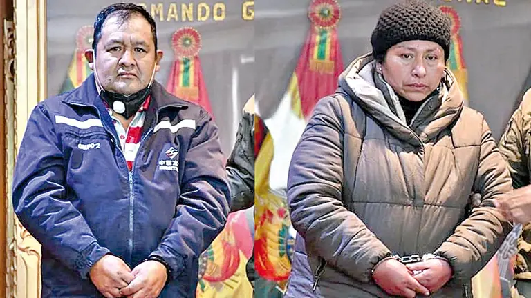 Ciriaco Condori y Seferina Quispe son los sentenciados recapturados.    MINISTERIO DE GOBIERNO 