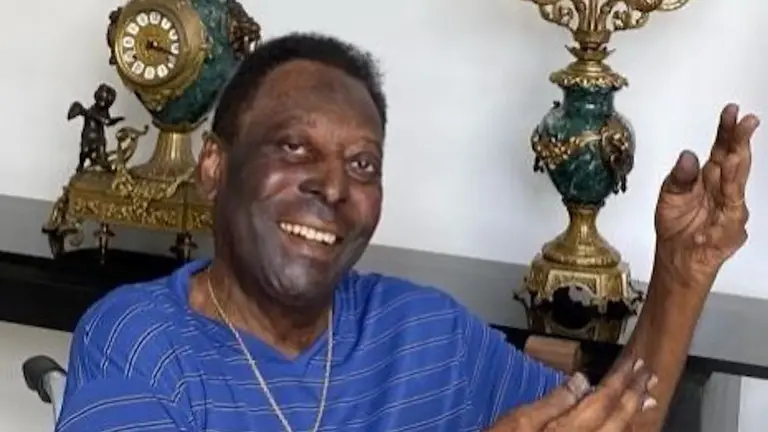 La foto que Pelé publicó en su cuenta oficial de Instagram