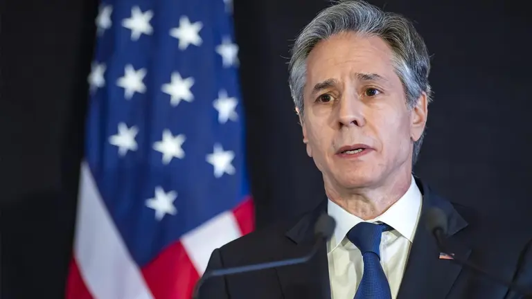 Imagen de archivo del secretario de Estado de Estados Unidos, Antony Blinken. EFE