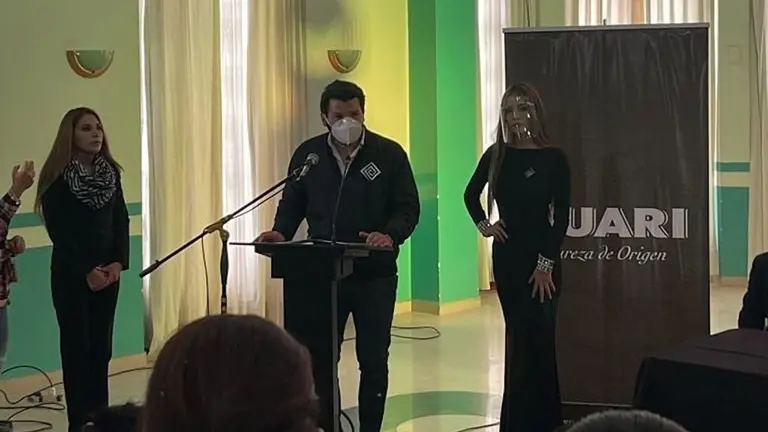 Una imagen de la presentación oficial del evento. Huari