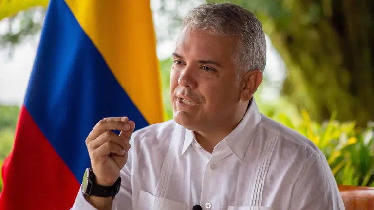 Fotografía de archivo, el presidente de Colombia, Iván Duque. EFE