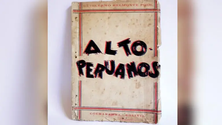 Portada de la obra &lsquo;Altoperuanos&rsquo;, de Guillermo Belmonte Pool. CRIS33