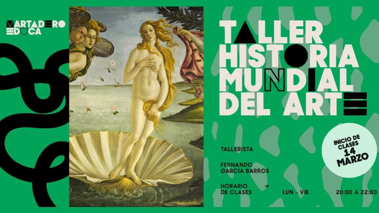 Afiche de uno de los talleres que se impulsan desde el mARTadero.