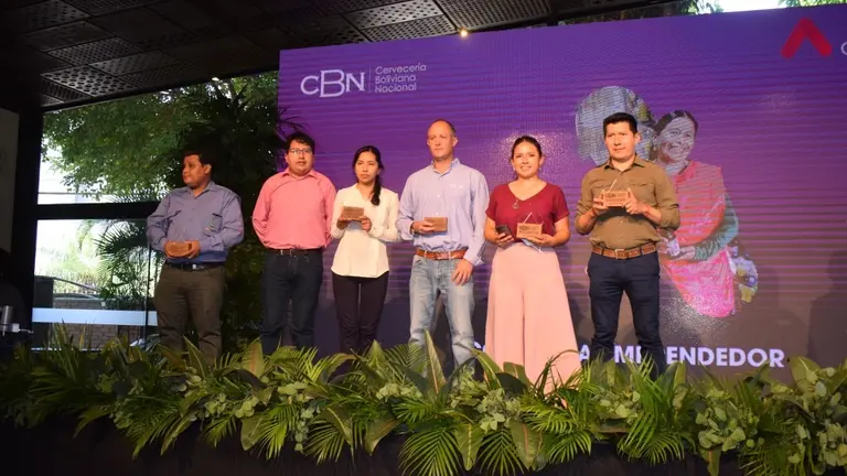 Representantes de proyectos innovadores.