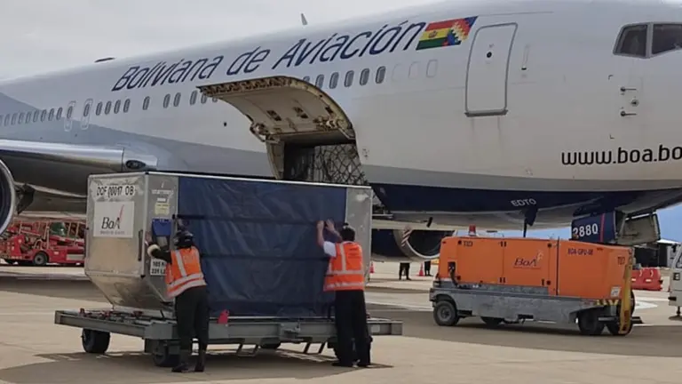 Fotograf&iacute;a de archivo de un avi&oacute;n de Boliviana de Aviaci&oacute;n